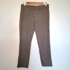 Talbots Signature Black Pants With White‎ Polka Dots Womens Size 4 Back Pockets